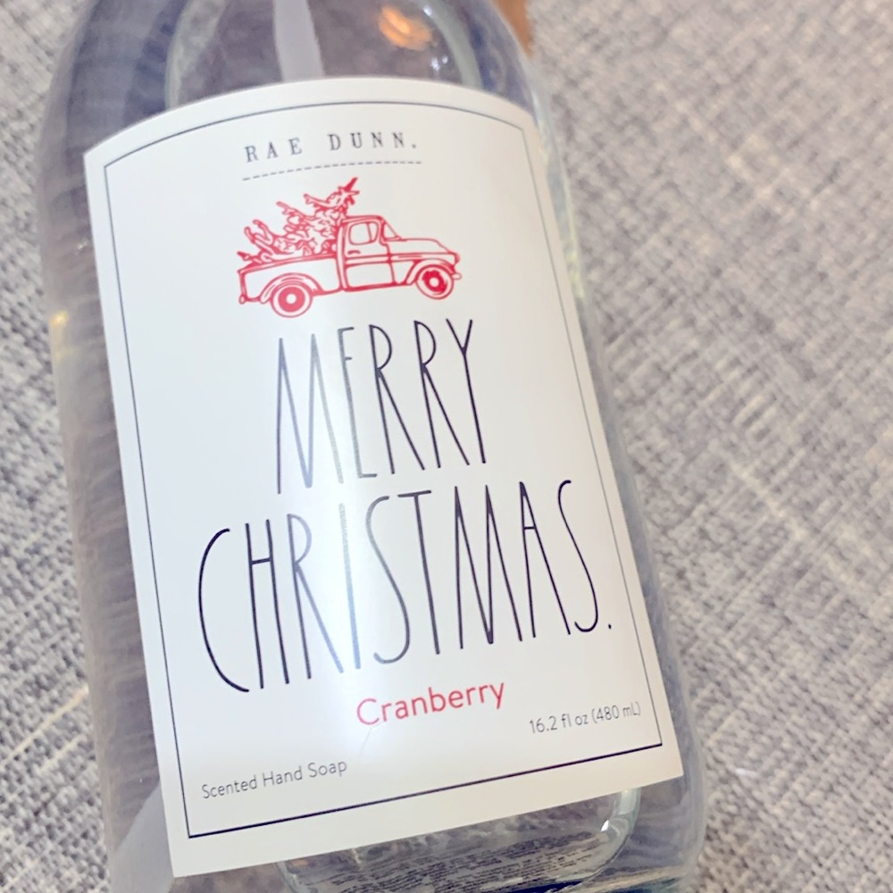 Rae Dunn Merry Christmas Hand Soap